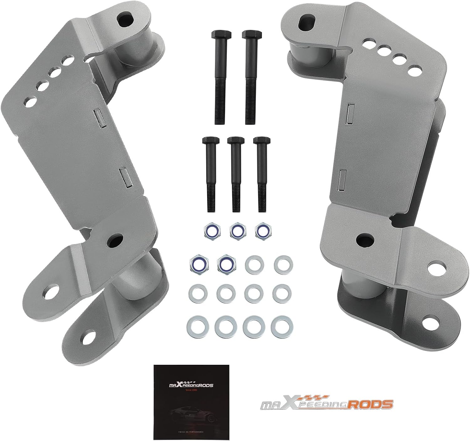 maXpeedingrods Front Control Arm Relocation Bracket for Jeep Wrangler JK
