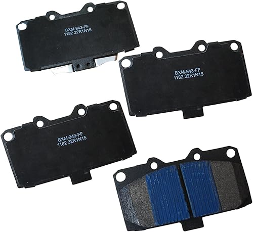 Vista 267 de Bendix Premium SBM8 - Pastillas de freno semimetálicas Premium para modelos seleccionados Buick Special, Camaro, Corvette, Phaeton, Olds F85, Vista