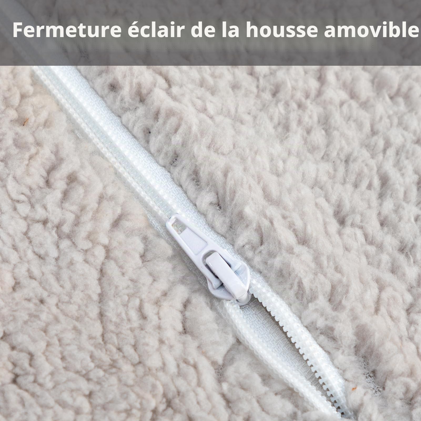 BEJOY Canapé-lit extra large 2 en 1 en Sherpa doux pliable pour tout-petits, lit convertible en chaise longue pour filles et garçons, gris clair