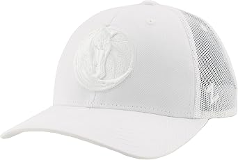 ZHATS NBA Unisex-Adult NBA Officially Licensed Adjustable Snapback Hat Dakota Echo White