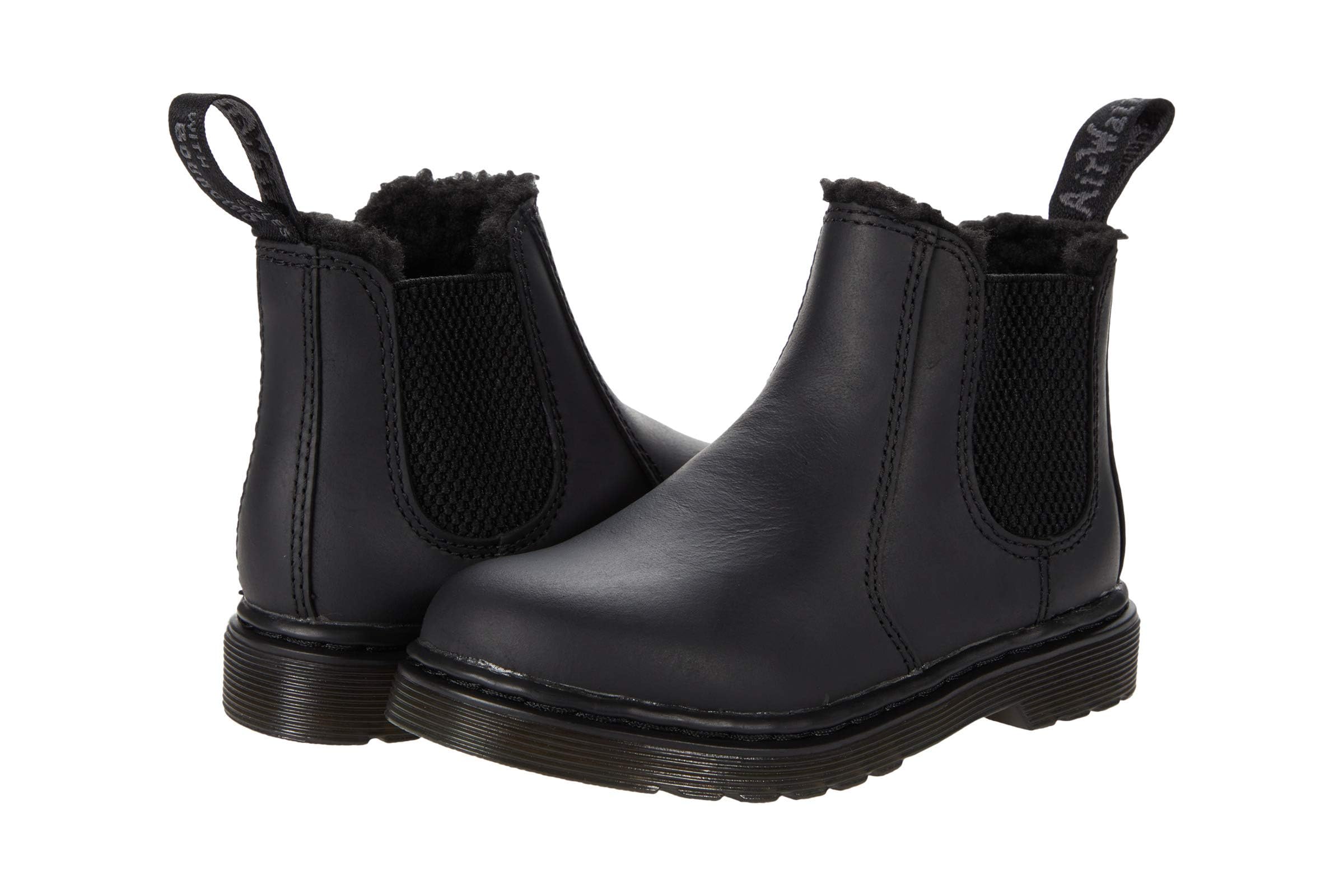 Ботинки Dr. Martens Kids Collection 2976 Junior Chelsea Boot (Little Kid/Big Kid) black republic wp
