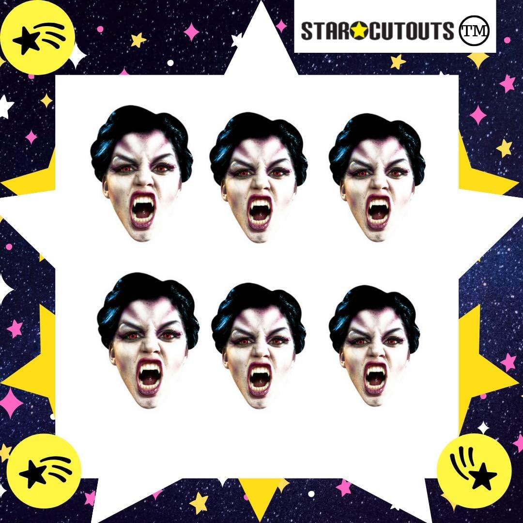 Star Cutouts - stsmp143 6 Vampire Mask For Adult - One Size, Multicolor - Image 3