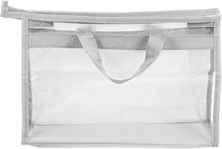 MOBUTOFU Dustproof Handbag Organizer Cover Pouch Gray S Size Purse Storage Protector Bag for Travel and Daily Use