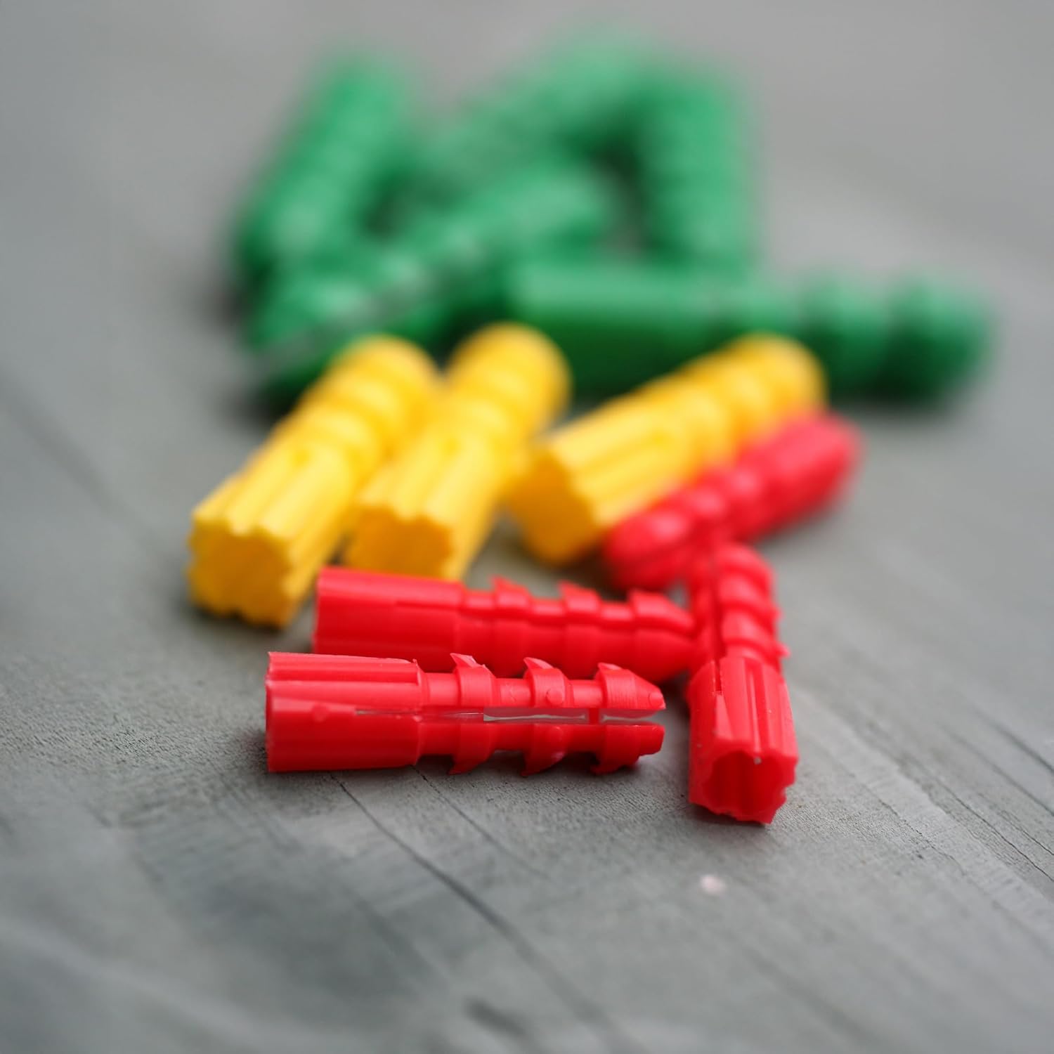 150pc Assorted Wall Plugs – 8mm, 7mm, 6mm, 5mm Sizes for Versatile DIY Fixings | Suitable for Brick, Block, Concrete & General Masonry (150pc - Assorted Plugs)