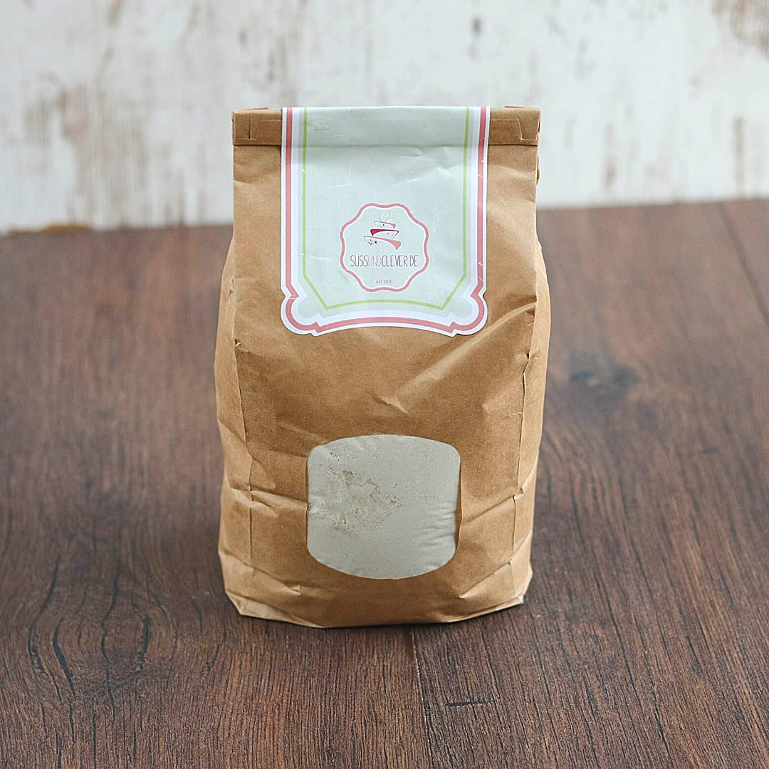 süssundclever.de® Bio Quinoamehl | Vollkorn | weiß | 5,0 kg (5 x 1,0 kg) | plastikfrei und ökologisch-nachhaltig abgepackt