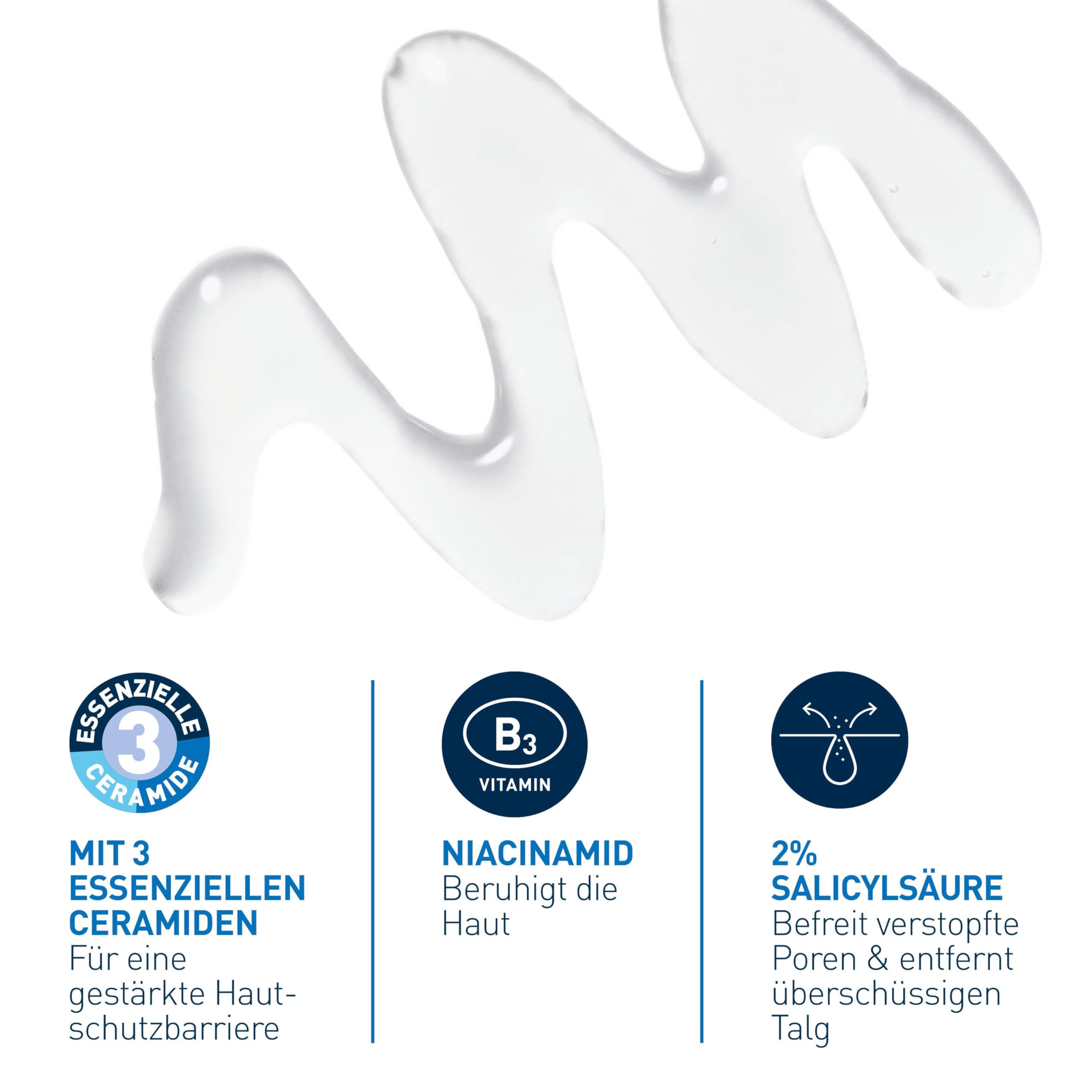 CeraVe Anti-Unreinheiten Gel für das Gesicht, Peelingeffekt gegen unreine und zu Akne neigender Haut, Mit Salicylsäure, Glykolsäure und 3 essenziellen Ceramiden, 40 ml