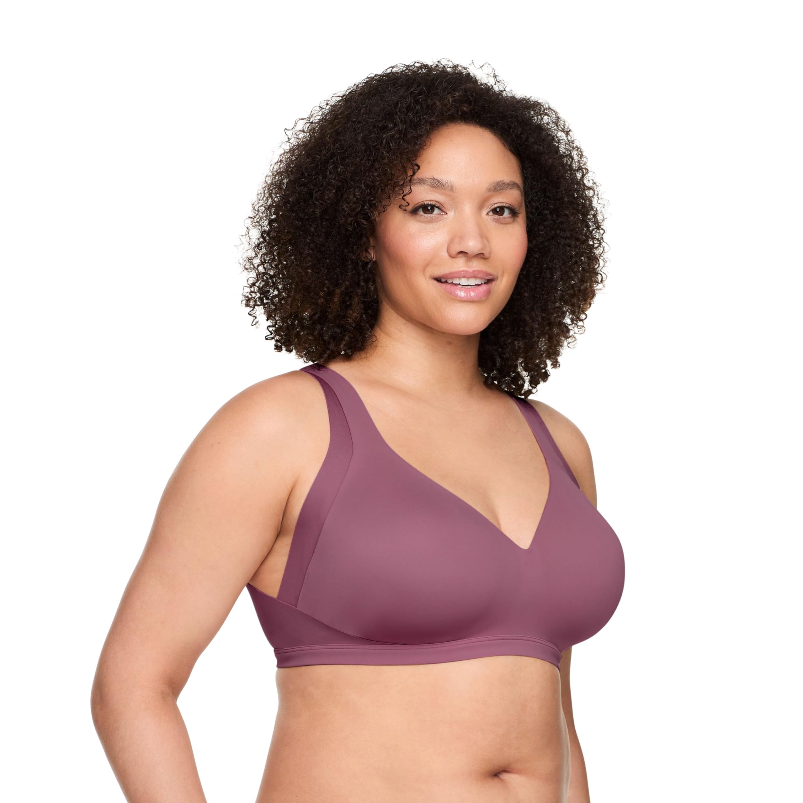 Warner's Womens No Side Effects Underarm and Back-Smoothing Comfort Wireless Lightly Lined T-Shirt Bra Ra2231a