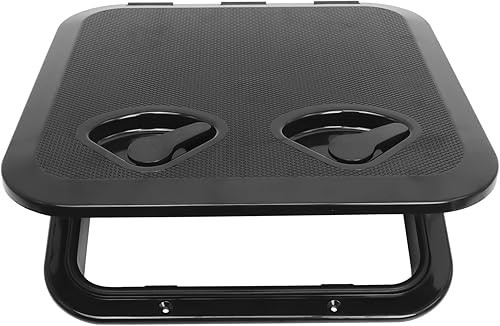 Amarine Made Marine Deck Hatch Boat Deck Hatch Access Hatch & Lid 14-1/2" X 14-5/8" - White - 370mmx375mm