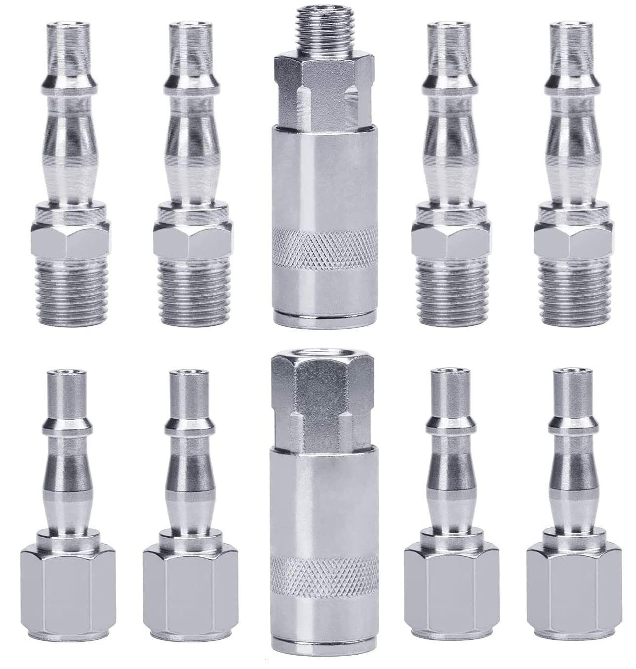 Mangueras de línea de aire BSP 1/4 conectores neumáticos para compresor y herramientas de taller