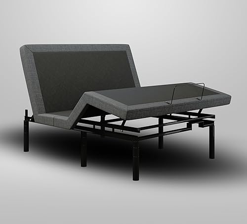 Miniatura 7 de iDealBed S4 Nebula Colchón híbrido de lujo + sistema de sueño de cama ajustable personalizado 3i, comodidad, refrigeración y soporte, funcionamiento