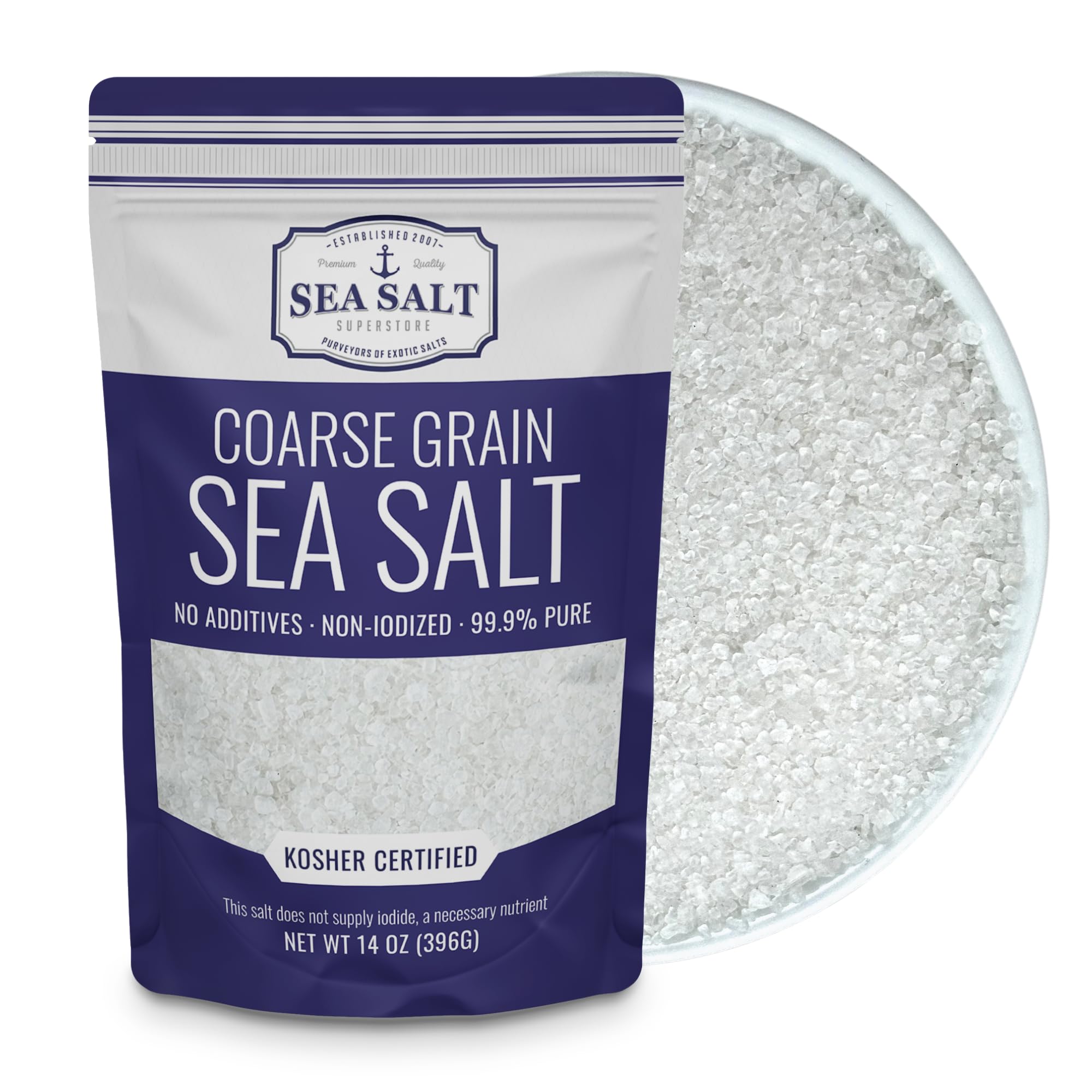 Coarse Sea Salt for Grinder Refill