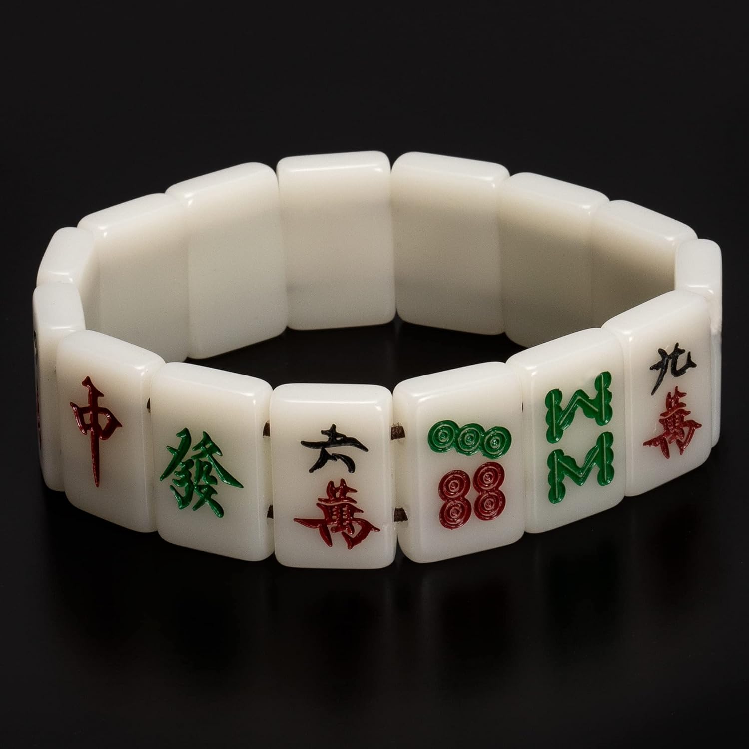 Yellow Mountain Imports Chinese Mahjong Combo – Champion-Size Set with 146 Tiles, Aluminum Case, Accessories, and Mini-Tiles Bracelet