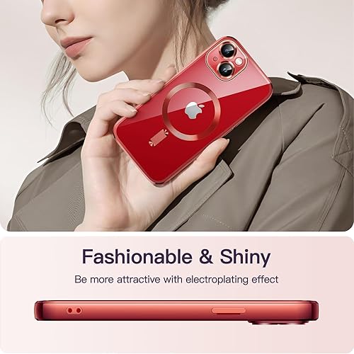 Miniatura 7 de JETech Funda transparente suave para iPhone 13 de 6.1 pulgadas, protección completa para lente de cámara, compatible con carga inalámbrica MagSafe,