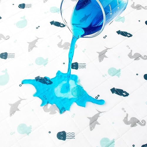 Miniatura 6 de Almohadillas de entrenamiento para orinar para niños, almohadillas de cama lavables impermeables, almohadillas para humedecer la cama para camas