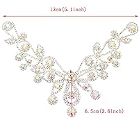 Vista 27 de PEARLY JUN Apliques de diamantes de imitación de plata con apliques de diamantes para vestidos, costura a mano, proyectos de manualidades, ropa