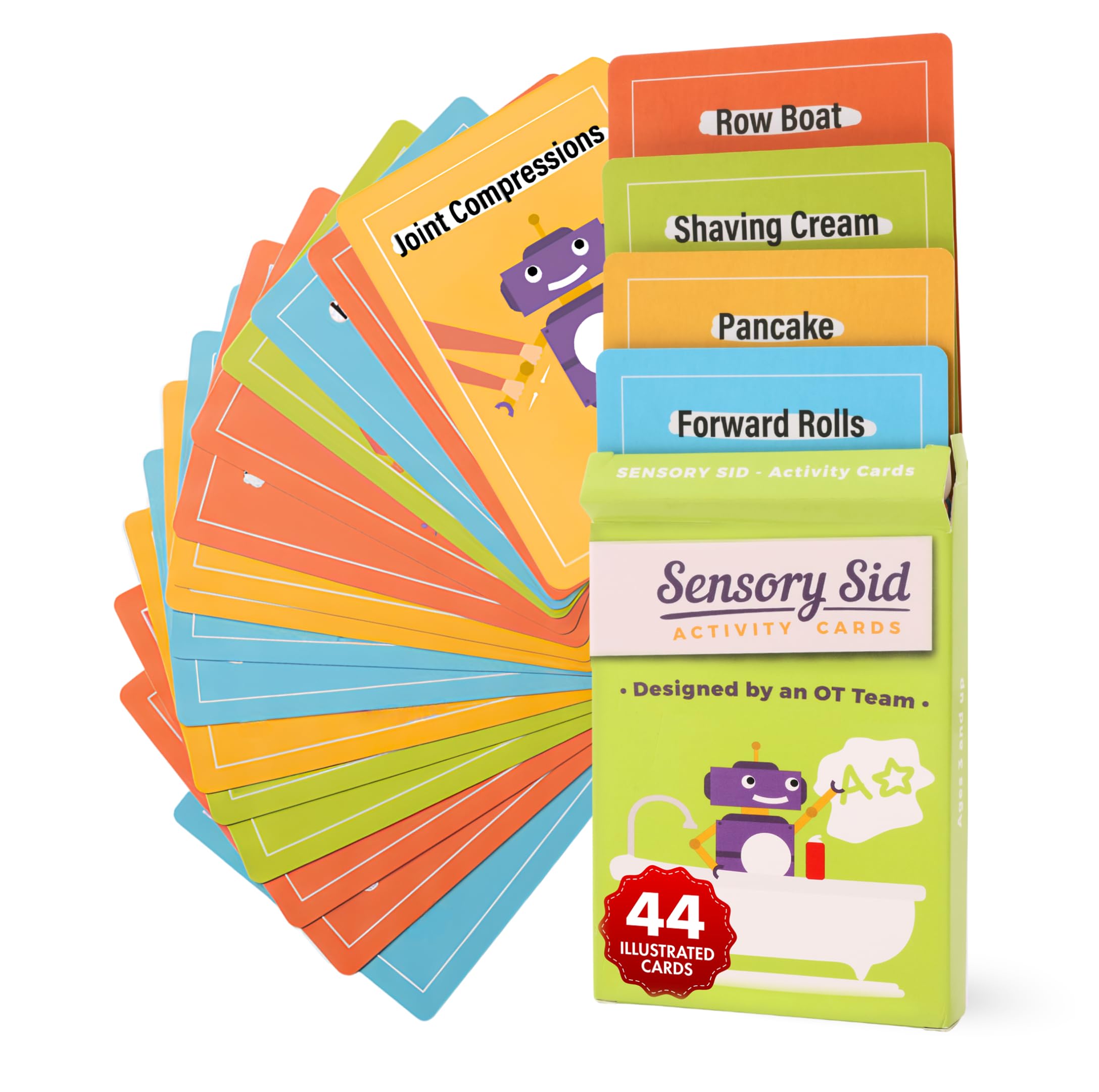 Activity Cards for Kids – Autism Support & Sensory Processing Disorder Tools – ADHD Games and Therapy Activities – Occupational Therapy Tools and Brain Break Activities