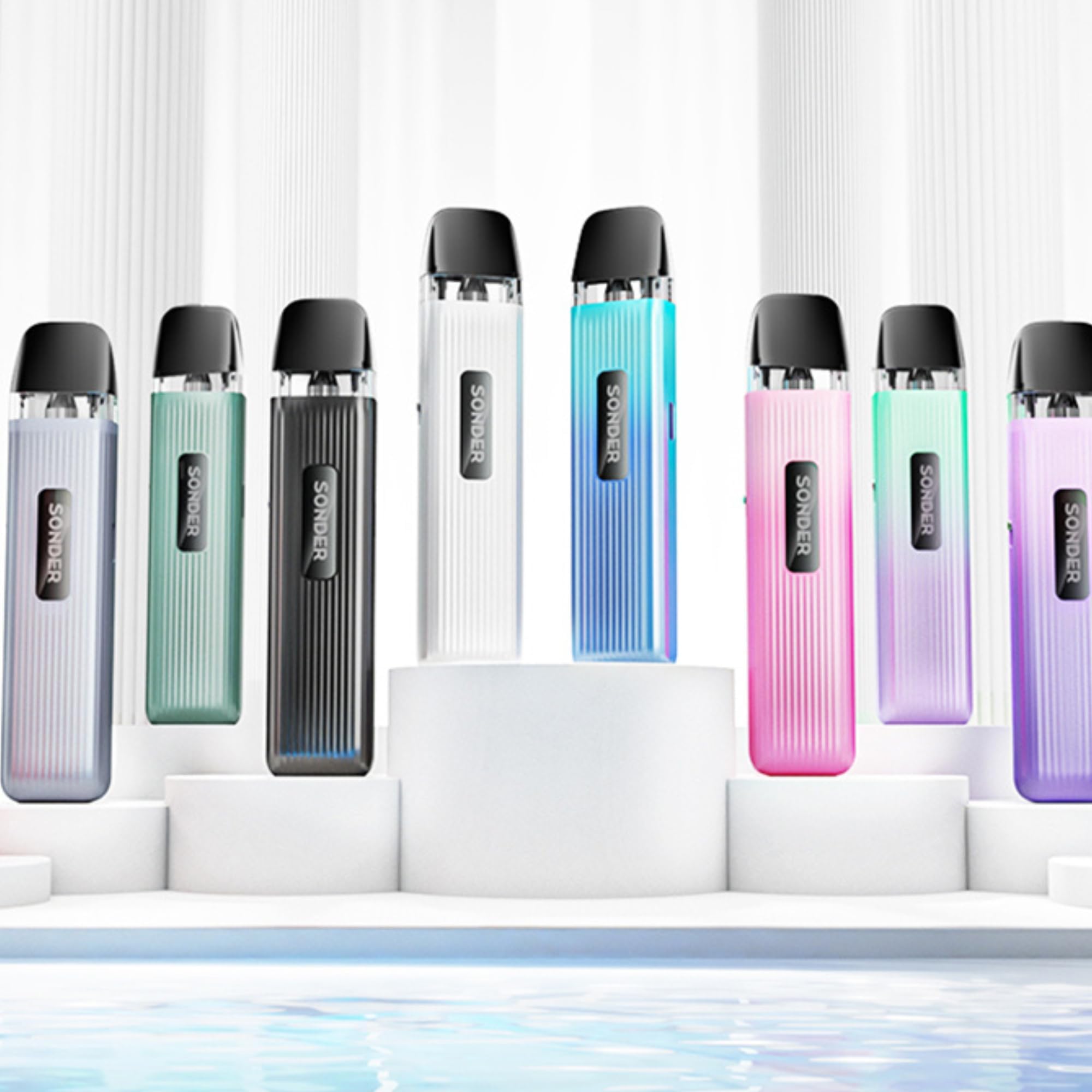 sonder e-zigarette amazon Geekvape Sonder Q Pod Kit, E-Cigarettes, Adjustable airflow, Draw-to-vape  activation, 2 ml Cartridge Capacity, No Nicotine, (BLACK): Amazon.co.uk:  Electronics & Photo