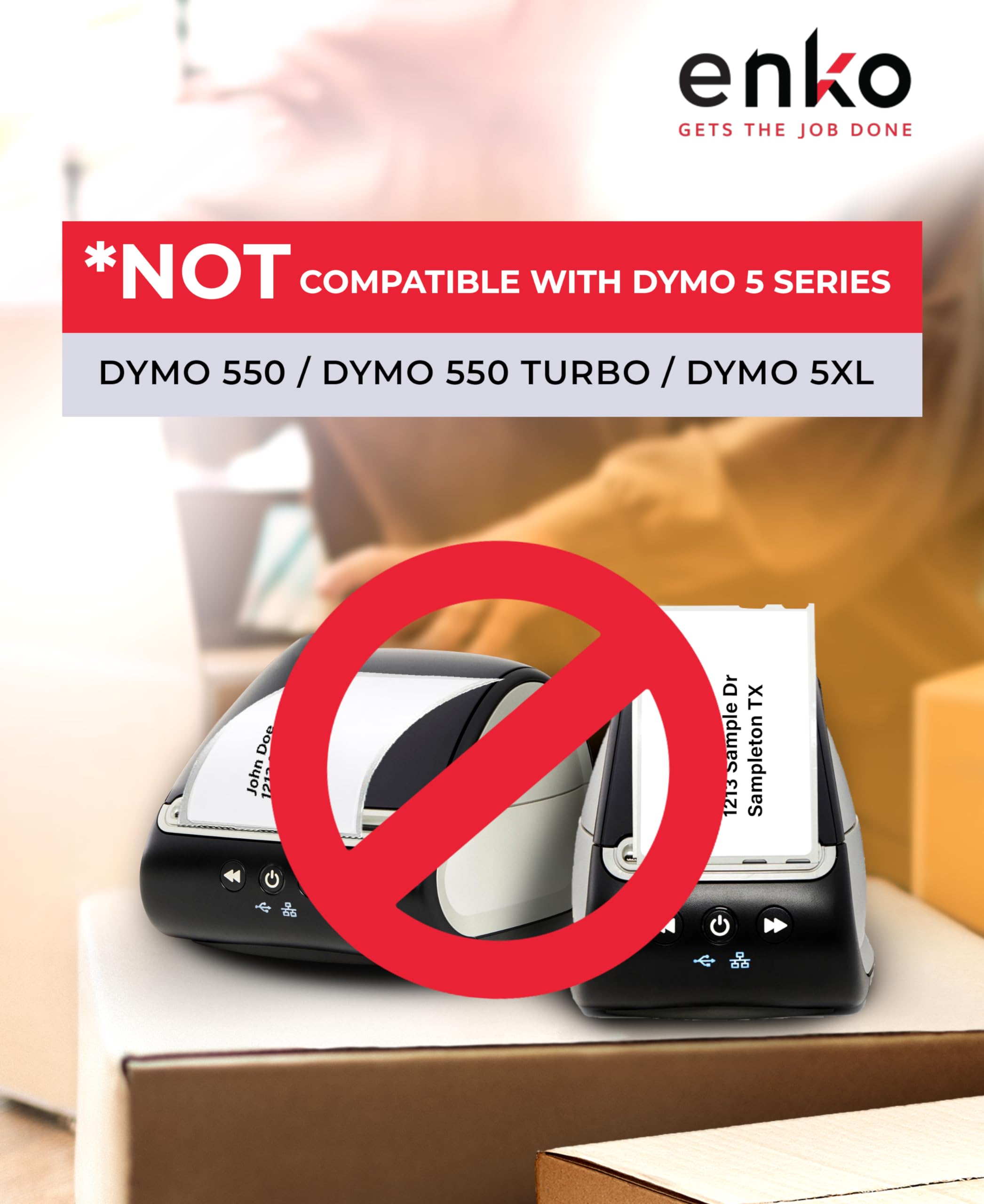 Amazon.co.jp: enKo 交換用Dymo 30256 住所、配送、バーコードラベル