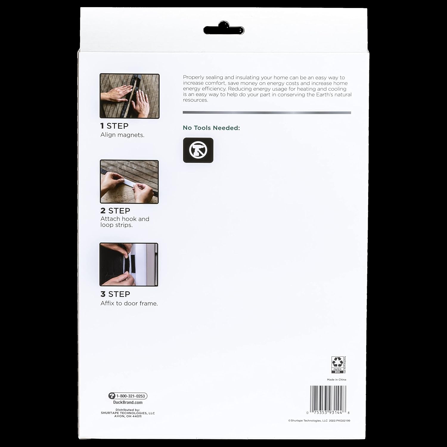 Duck Brand Hands-Free Magnetic Screen Door for French or Sliding Door - Mesh Patio Door and Bug Screen with Magnets - 83 x 75 Inches, Black