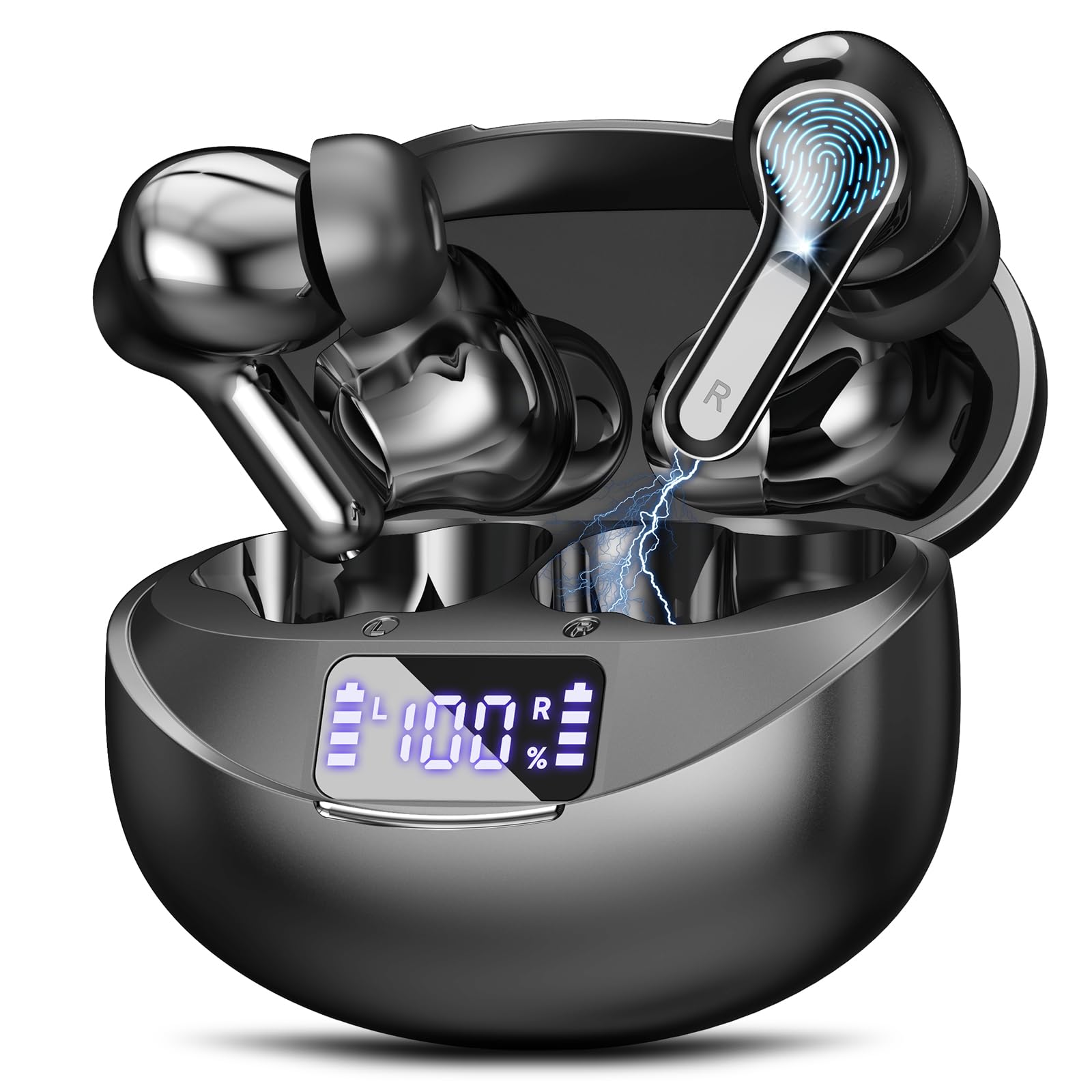 Photo 1 of Fhumsh Wireless Earbuds Bluetooth 5.4 Hi-Fi Stereo