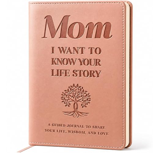 Mom I Want to Know Your Life Story Leather Journal