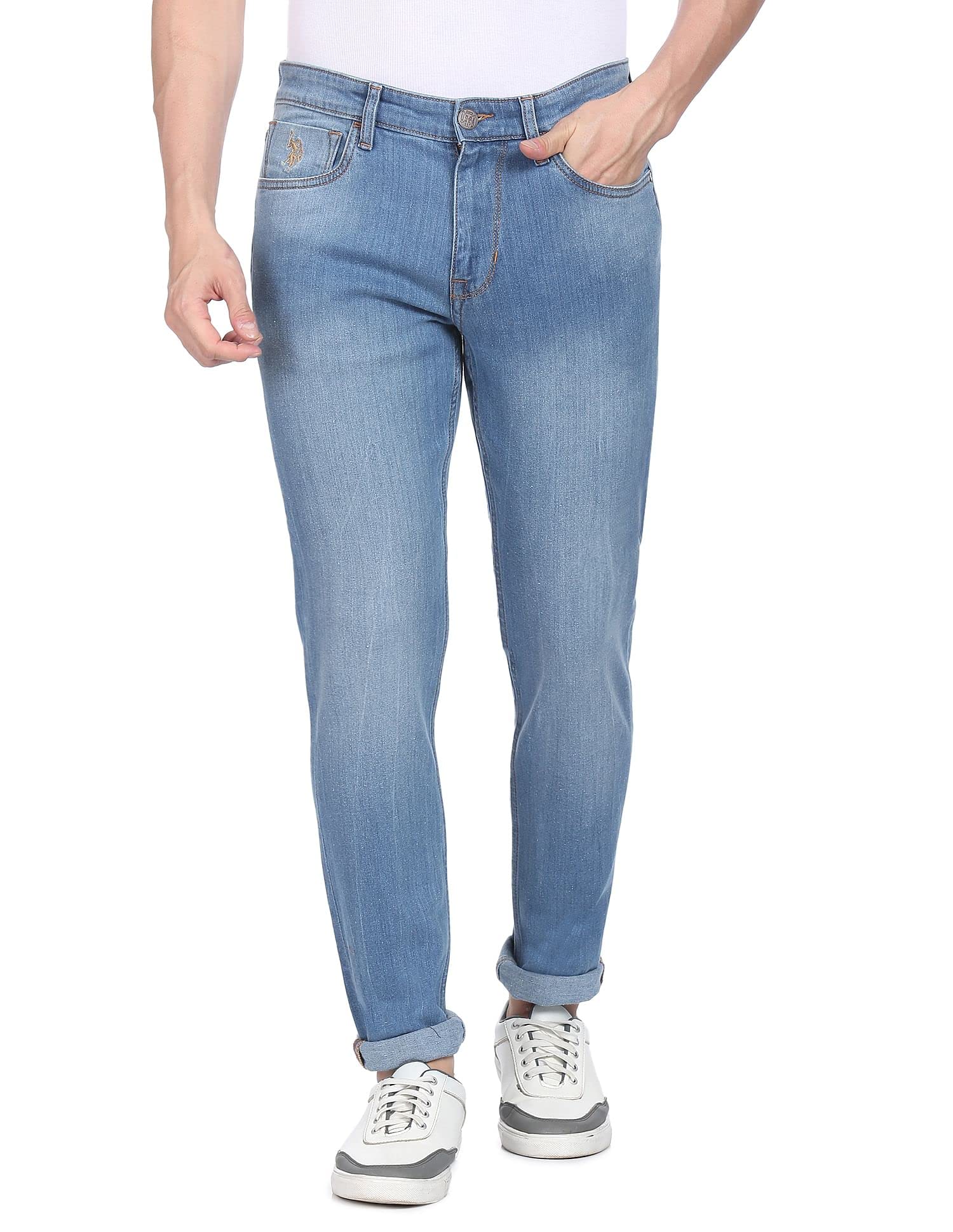Men Regular Fit Jeans-image-10