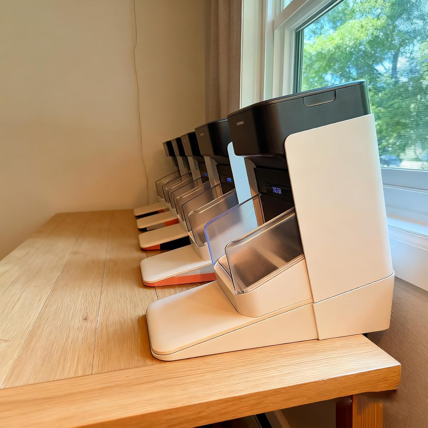 Pet Feeder Ramp Compatible with Petlibro One RFID Feeder, 4 Inch Elevated Incline Stand to Prevent Food Jams, Made Stabilizing Base Food Dispensing Aid