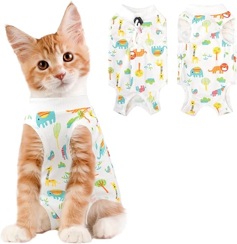 23% off deal for Coppthinktu Cat Recovery Suit Female Cat Onesie After Surgery Anti Licking | Cat Onesie for Cats After Surgery Female for Abdominal on Amazon