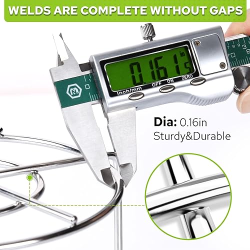 Miniatura 9 de HULISEN Estante de vapor para ollas, salvamanteles de 3 y 1-34 pulgadas de alto para olla instantánea de 6 cuartos y 8 cuartos de galón, estante de