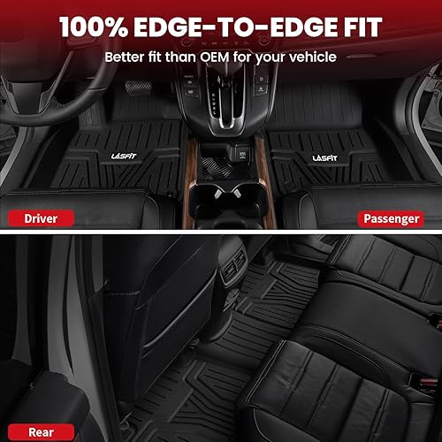 Vista 21 de LASFIT Tapete de maletero para Honda Civic Sedan 2022-2026 y Civic Sedan Hybrid 2025-2026, apto para todo tipo de clima, apto para mascotas, fácil