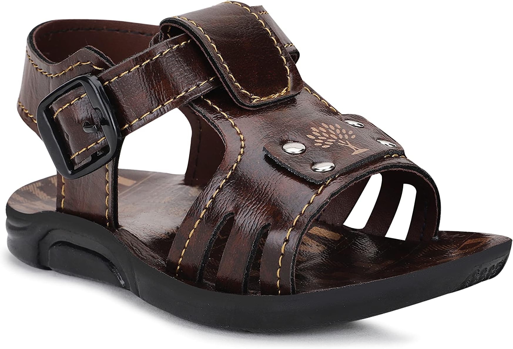 NEOBABYCasual Leather Sandal for Kids Boys & Girls (6 Months to 4 Years)