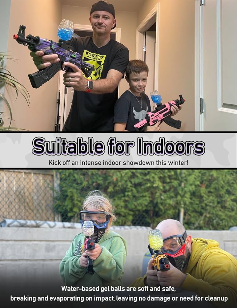 Gel Blaster フィン & チップ　Purple Amethyst Reign