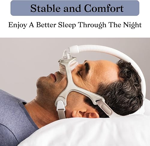 Miniatura 4 de Paquete de 2 marcos de tela compatibles con máscara nasal Wisp, marco de tela de repuesto para casco Wisp CPAP, marco de tela Wisp Mask tamaño