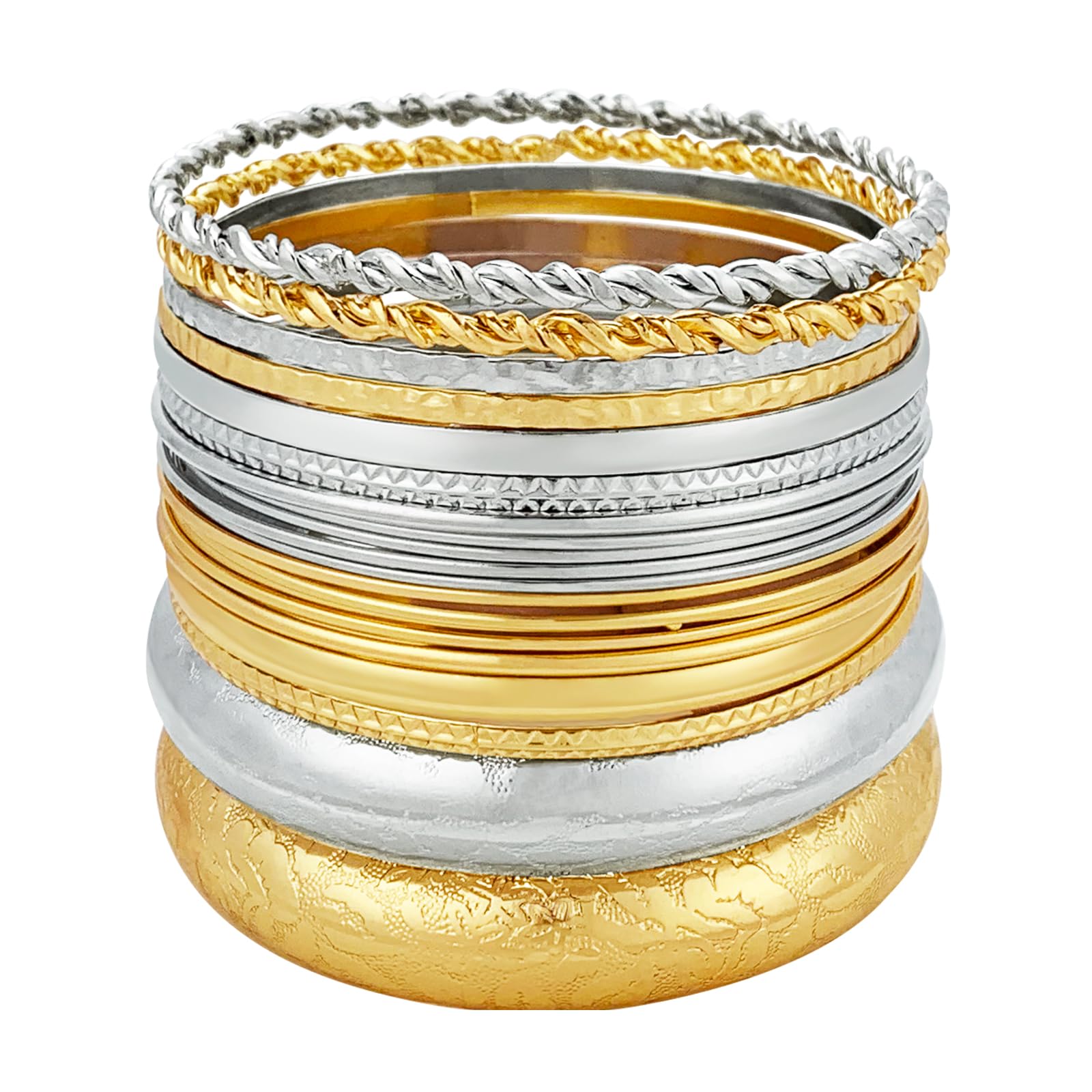 YBMYCM 10Pcs Gold-Plated Bangles for Women: What Matters for Everyday Use