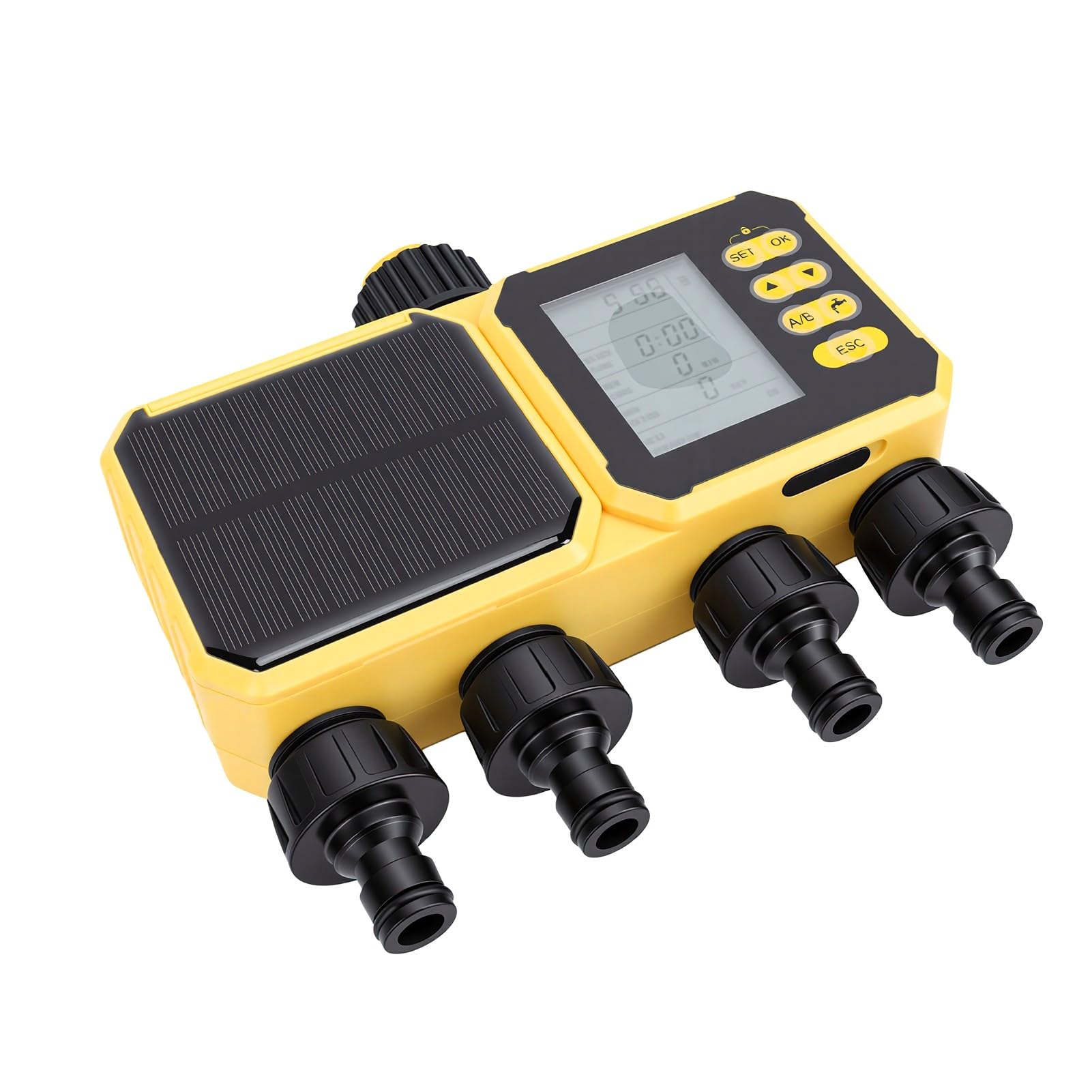Garosa Temporizador de Riego Inteligente, Controlador de Irrigación Solar