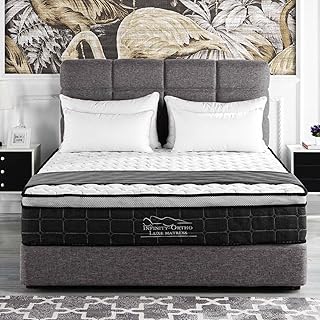 Swiss Ortho Sleep 10 inch Plush Pillow Top & Individually Wrapped Pocket Coils Innerspring - Green Foam Certified, Full