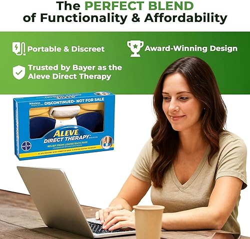 Miniatura 4 de Hollywog TENS Unidad para dolor de espalda WiTouch Pro inalámbrico y portátil estimulador muscular de pulso electrónico para aliviar el dolor forro