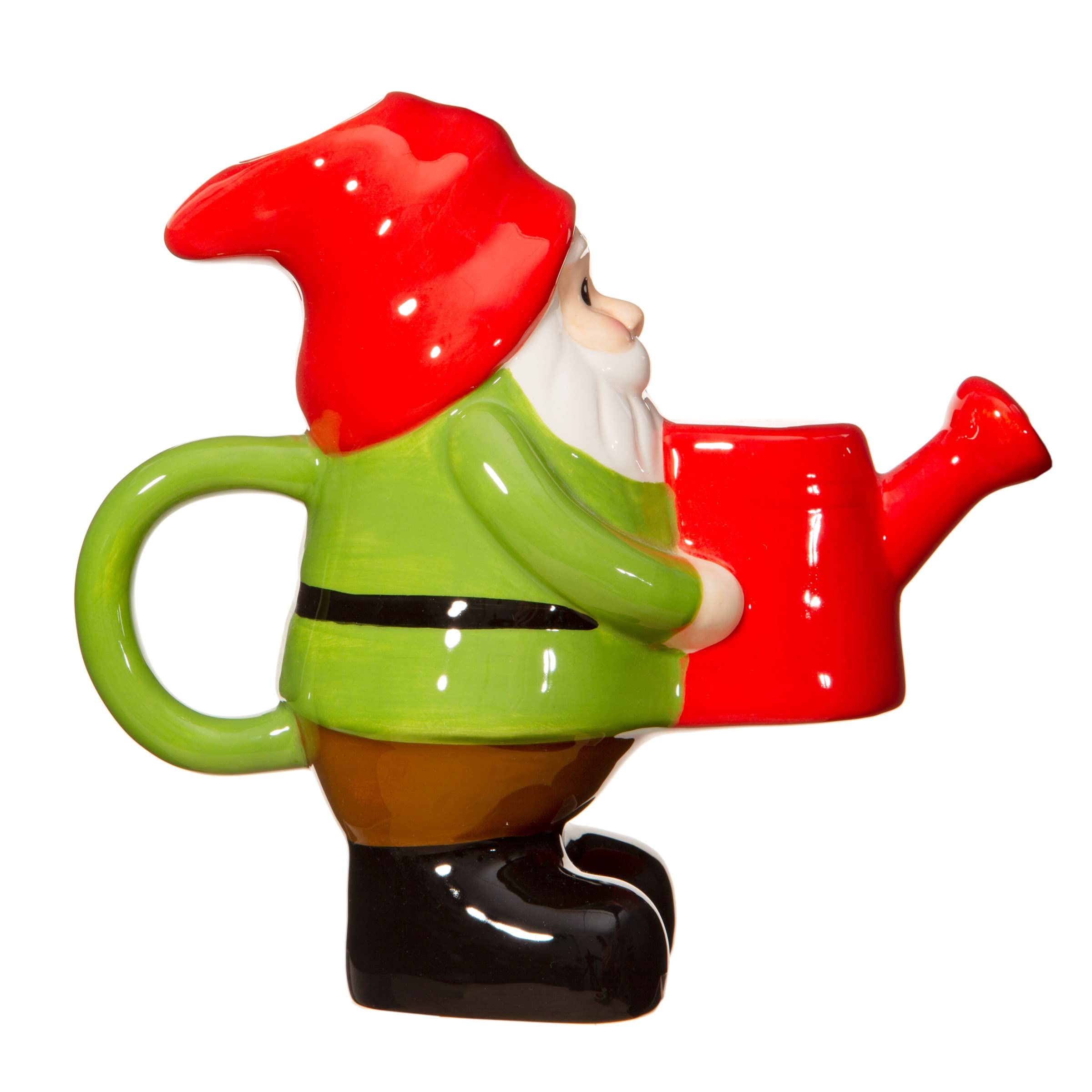 Sass & Belle Garden Gnome Watering Can, Red/Green - Image 2