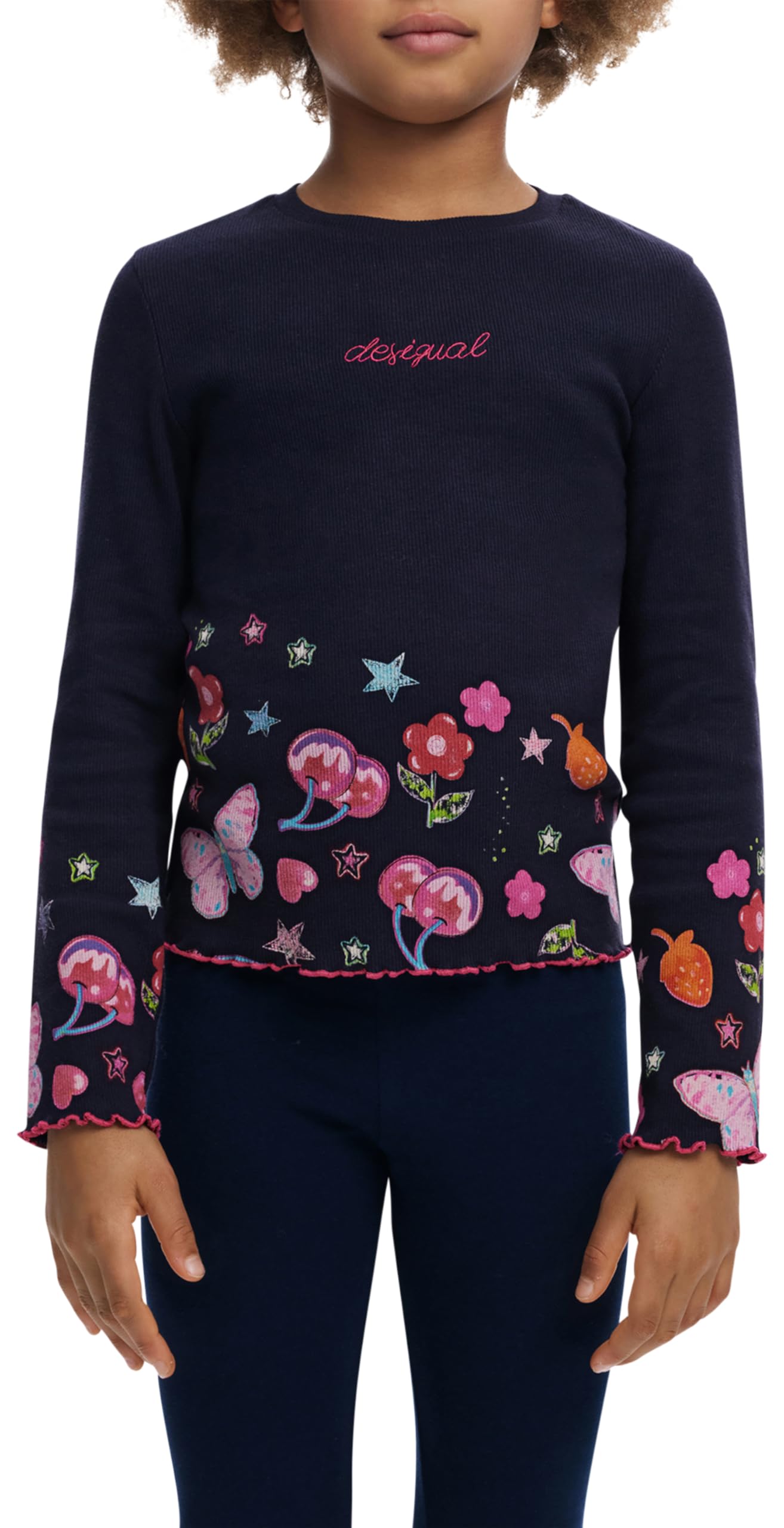 Desigual TS_Carlota, 5000 Navy, 7/8