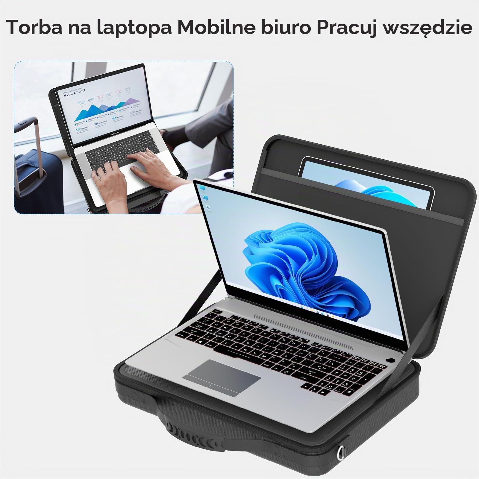 Smatree Twarde etui na ramię na laptopa 11,6-14 cali HP OmniBook X 14 2025
