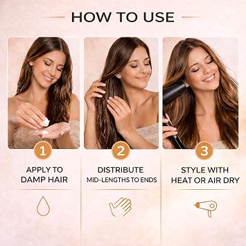 NOVEX Blindagem Thermal Protector Leave In 3.2 oz - Heat Protectant | Anti Frizz Cream with Frizz Control & Anti-Humidity Protection - Provides Lasting Smoothing with Keratin & Amino Acid Complex