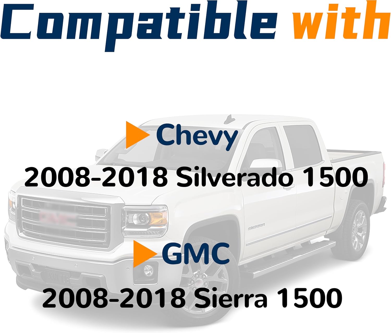 Rear Fuel Line Gas Line Compatible with Chevy Chevrolet Silverado 1500 GMC Sierra 2008 2009 2010 2011 2012 2013 2014 2015 2016 2017 2018 Replace 904-018