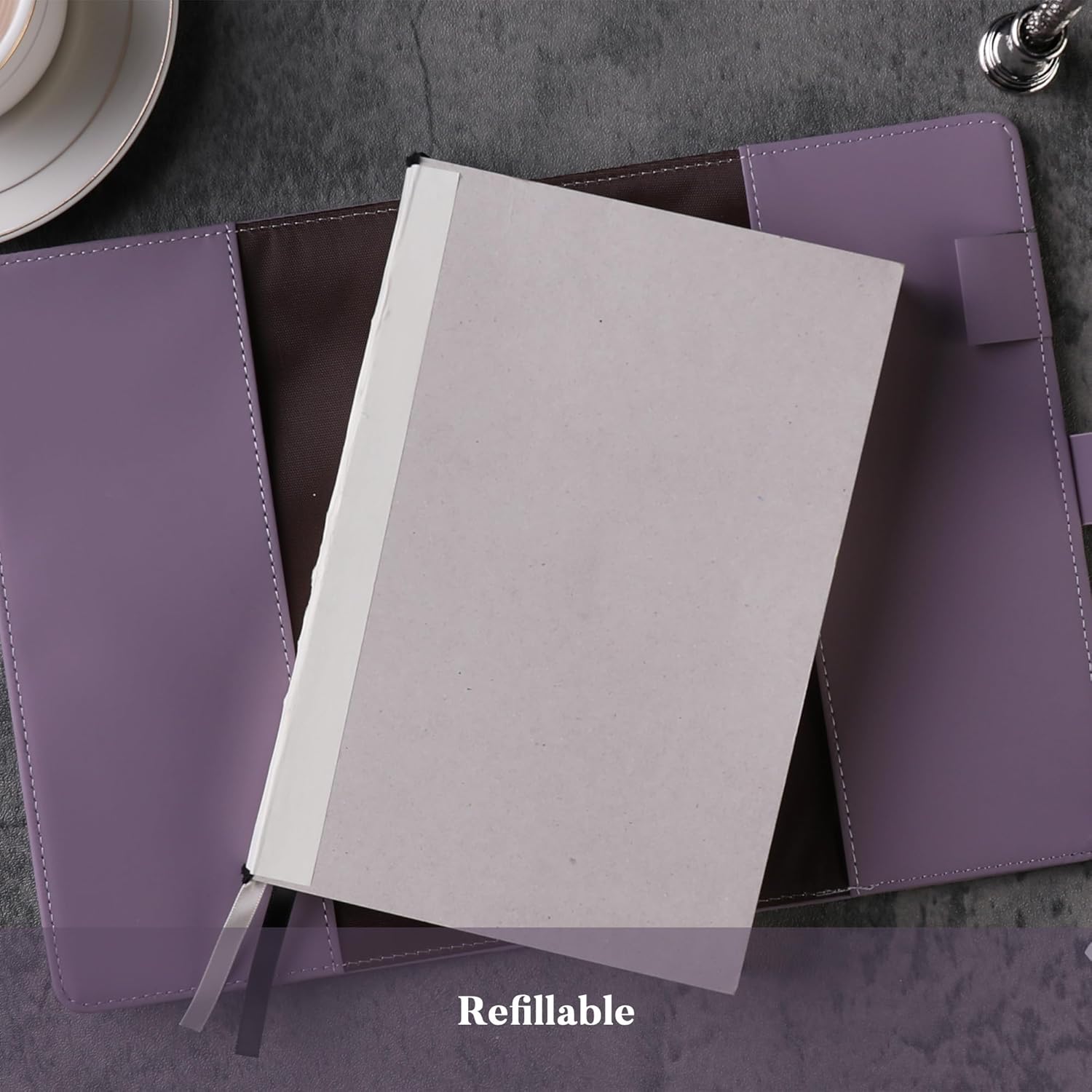 TIEFOSSI Diary with Lock, Vintage Sun Journal with Lock for Women Men, A5 Refillable Locked Notebook for Writing, 224 Numbered Pages - Image 3