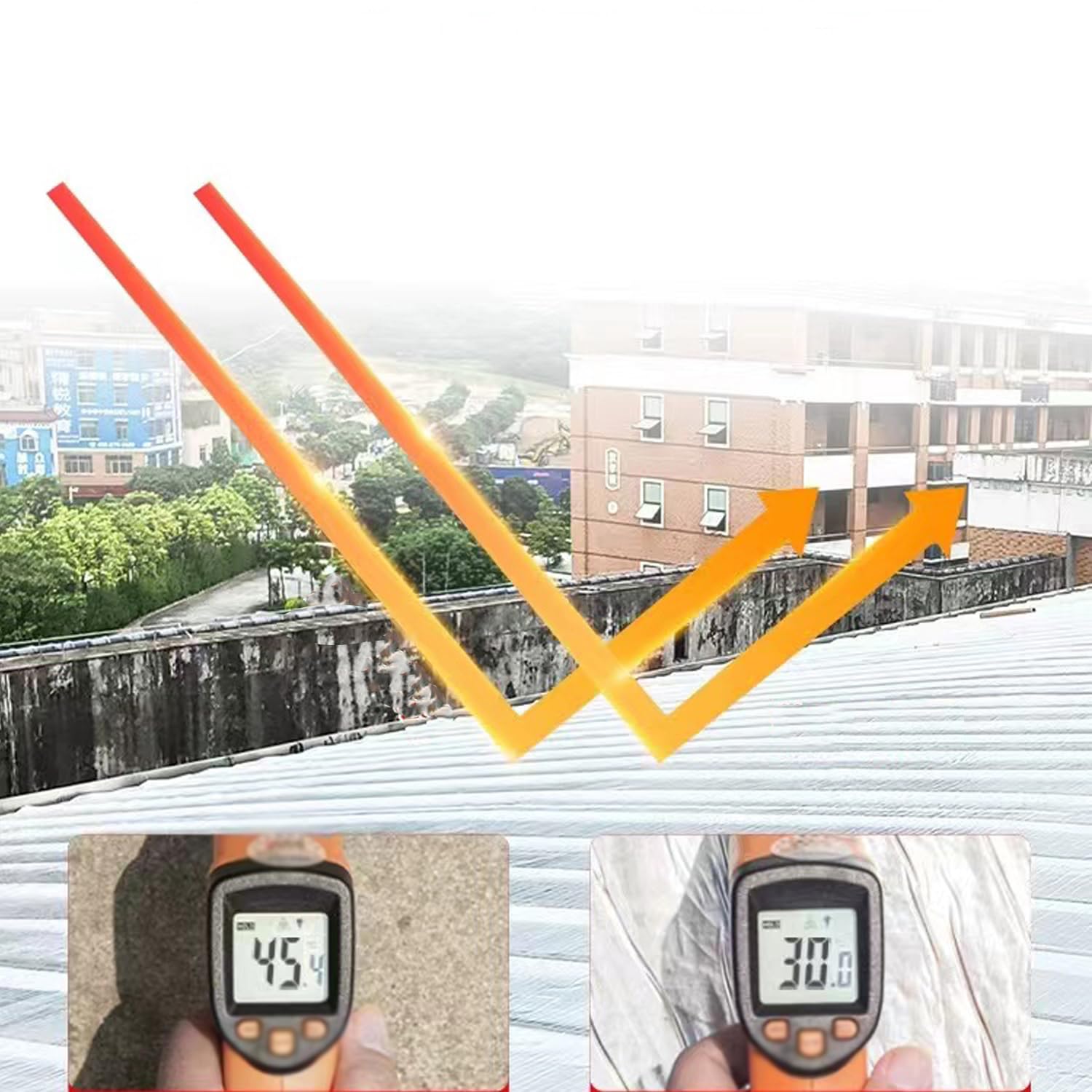 Cinta de betún autoadhesiva impermeable para reparación de techos, grietas superficiales, canalones, ventanas y fugas de tuberías, cinta de sellado de aluminio duradera