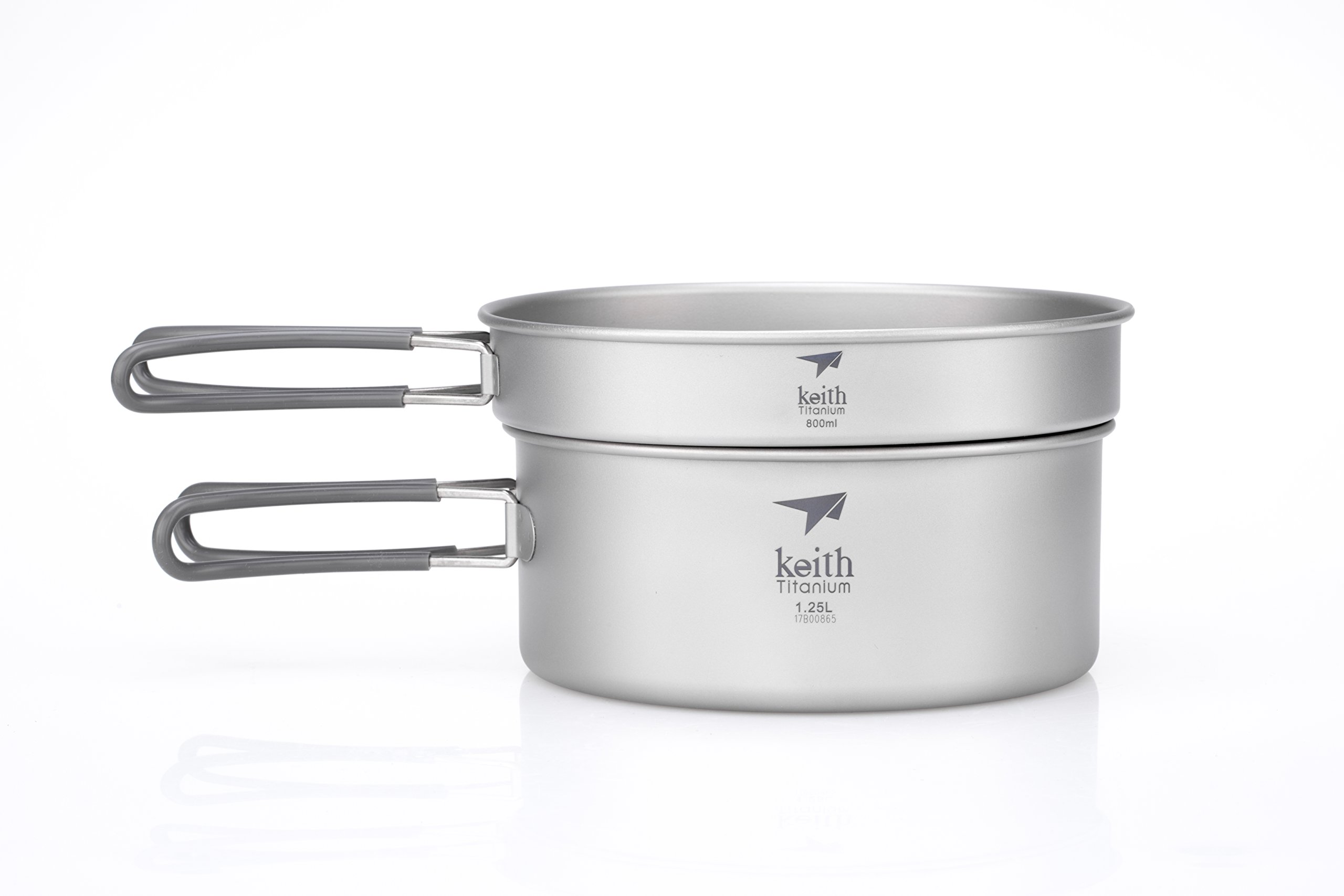 Keith TitaniumTi6017 2-Piece Pot and Pan Cook Set - 2.05 L
