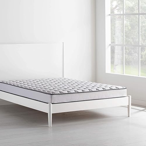 Brighton Colchón de resortes interiores de 7 pulgadas, bobinas templadas duraderas, espumas certificadas CertiPur-US, Cal King