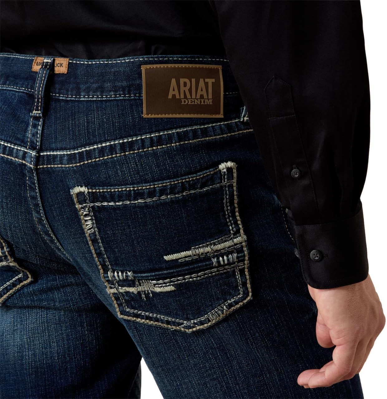 Ariat M4 Low Rise Boot Cut Jeans – Men’s Relaxed Fit Denim - Image 3