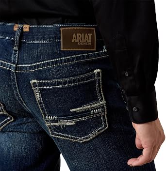 Ariat Men's M4 Low Rise Boot Cut Jean Adkins Turnout 40W x 30L