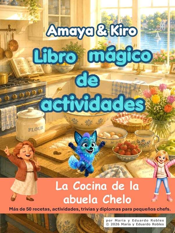 Amaya & Kiro: Libro de Actividades - La Cocina de la abuela Chelo (Spanish Edition)