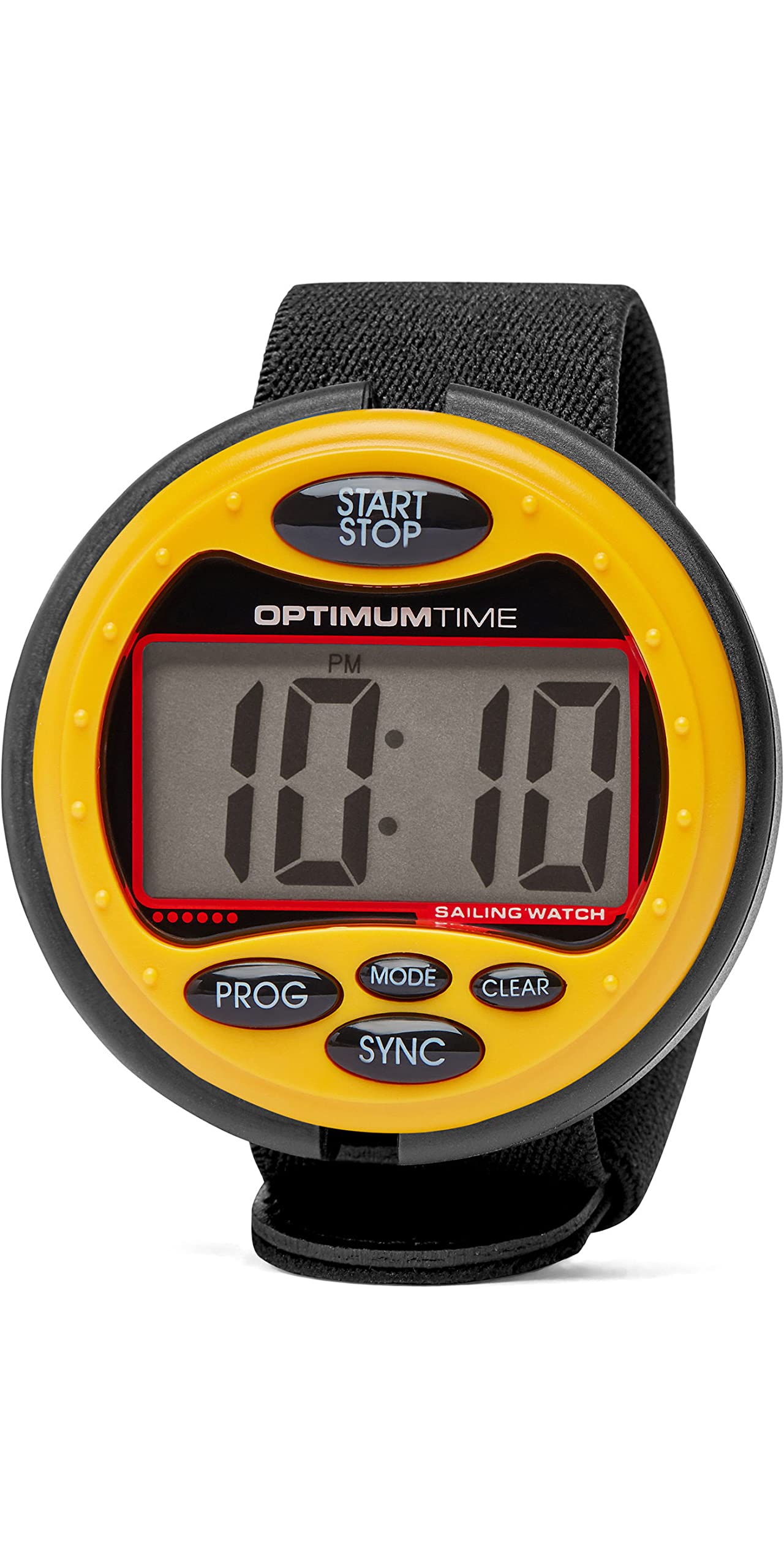 Montre à Voile Optimum Time OS3 Jaune - Minuteur Numérique Imperméable